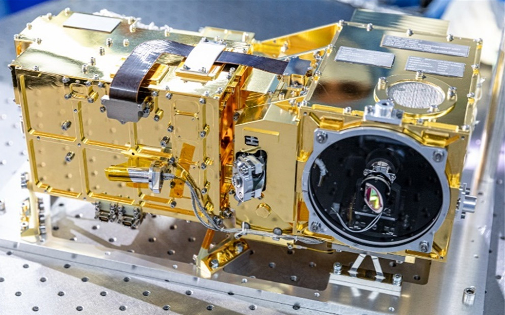 Winlight System’s mirrors integrated within the SuperCam flight model mounted on the NASA rover